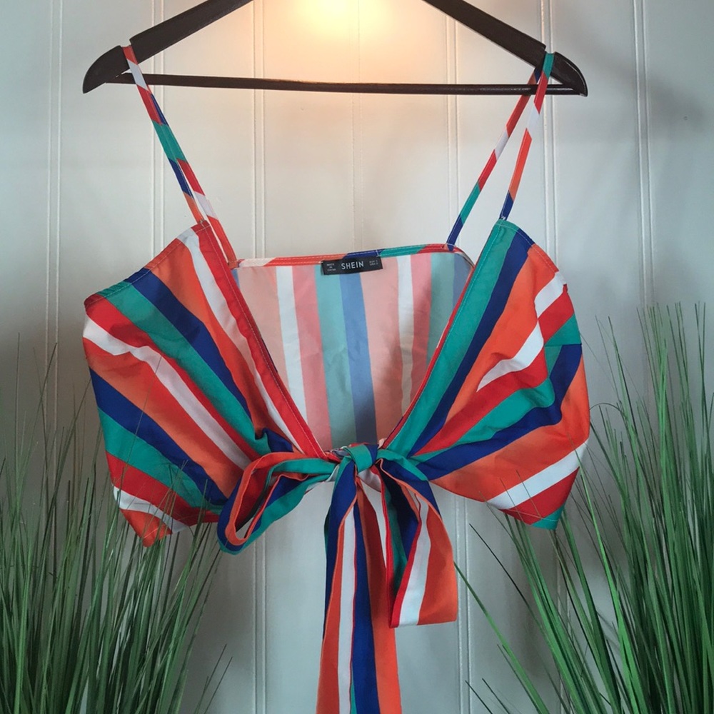 Shein Toe Front Bandeau Top